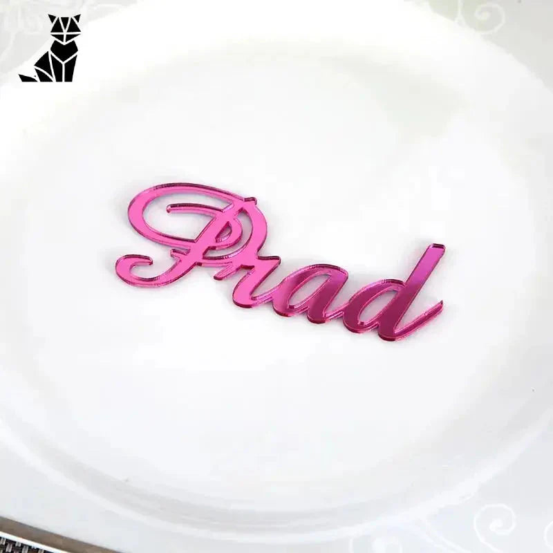 Cartes de table en bois personnalisées ’Brad’ - Une touche personnelle parfaite pour n’importe quelle table