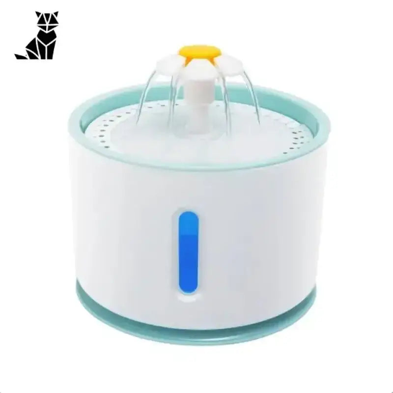 Fontaine à Eau Fraiche Pour Chat Avec Lumière Led Intelligente - Bleu