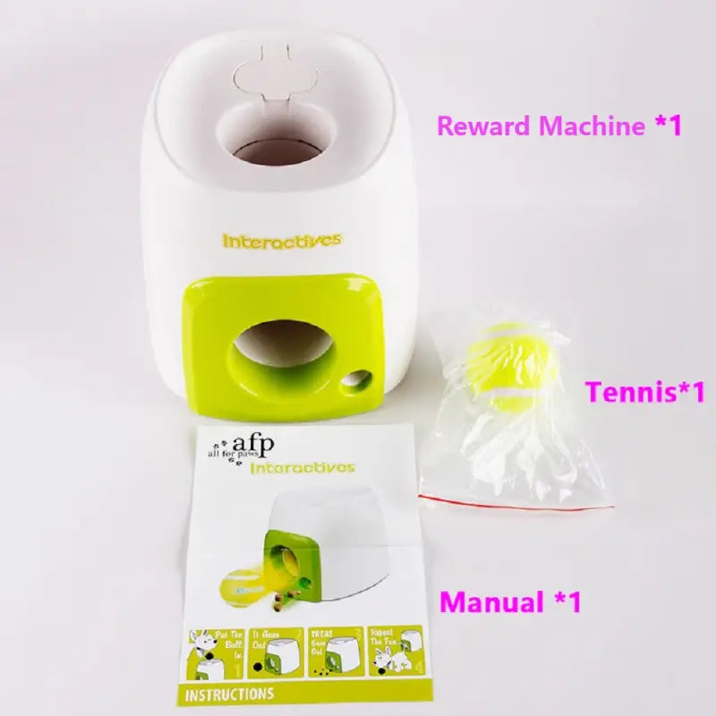 Jouet interactif distributeur de bonbons - Machine avec balle de tennis - Fun Petit Jouet Interactif
