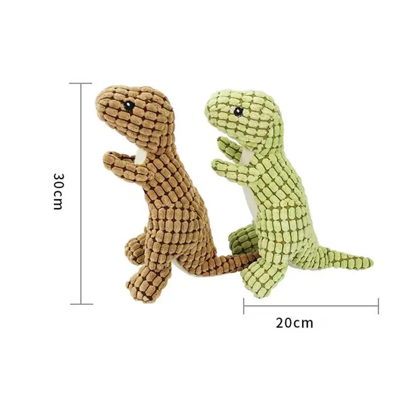 Deux petites peluches dinosaures avec mécanisme sonore - Original Dinosaur Plush Sound Toy