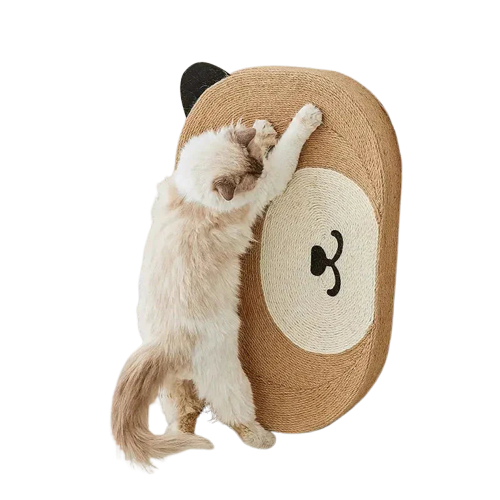 Grattoir pour chat - Un outil indispensable pour les griffes de votre chat - moyen naturel Transparent Background