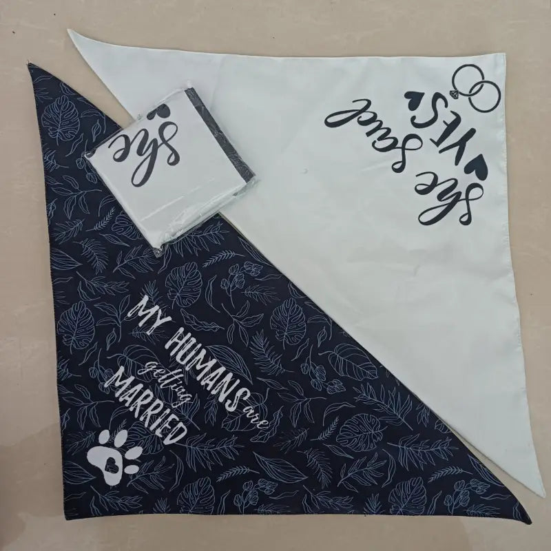 Bandana pour chien personnalisé au nom de votre animal pour les moments spéciaux