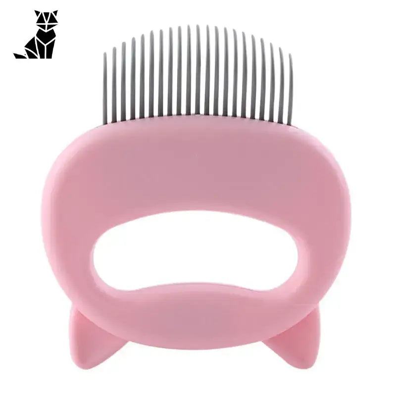 Brosse Pour Chats: Spécialement Conçue Pour Félins Difficiles Et Massage Délicat - Rose