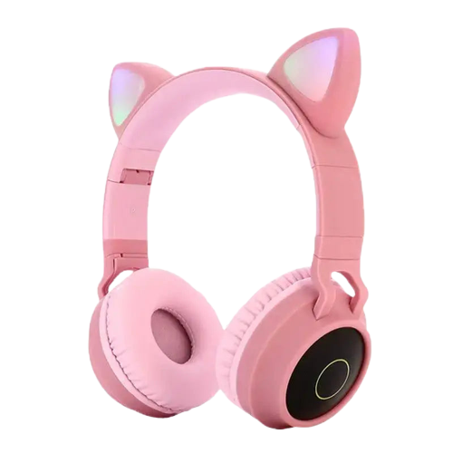 Casque Audio Oreilles De Chat Avec Sortie Usb Lumineuse Transparent Background