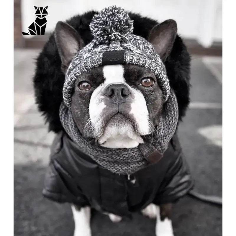 Bonnet pour Chien Style Péruvien au Tricot