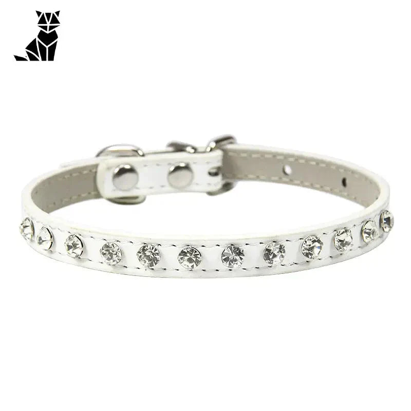 Collier en strass pour chat