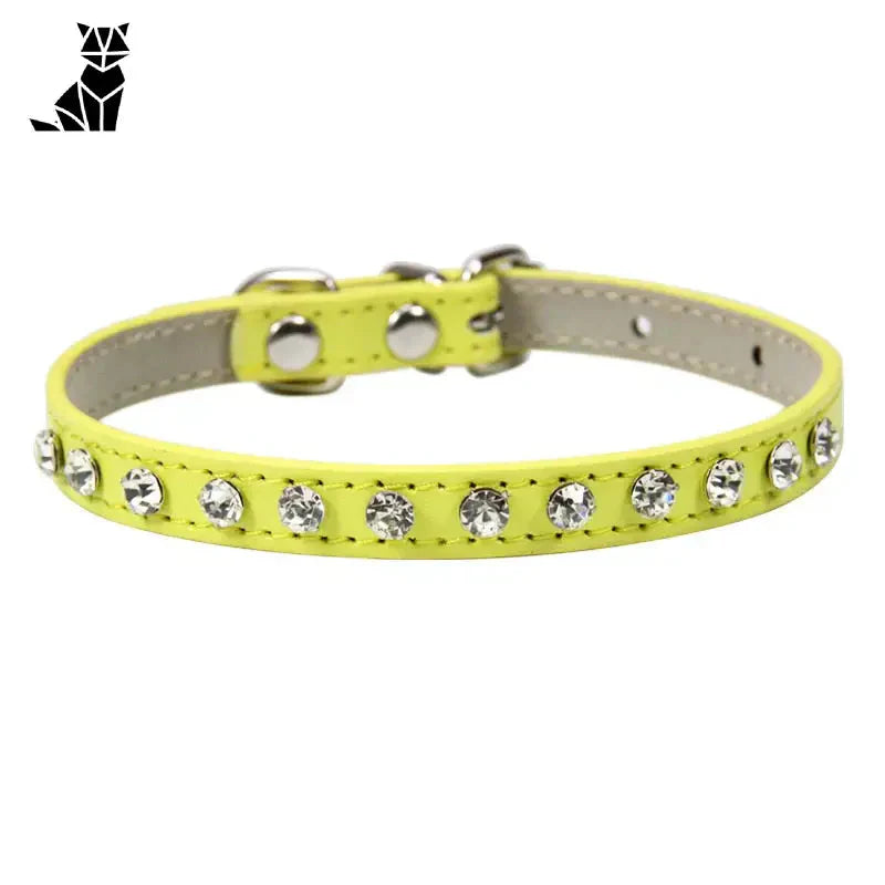 Collier en strass pour chat