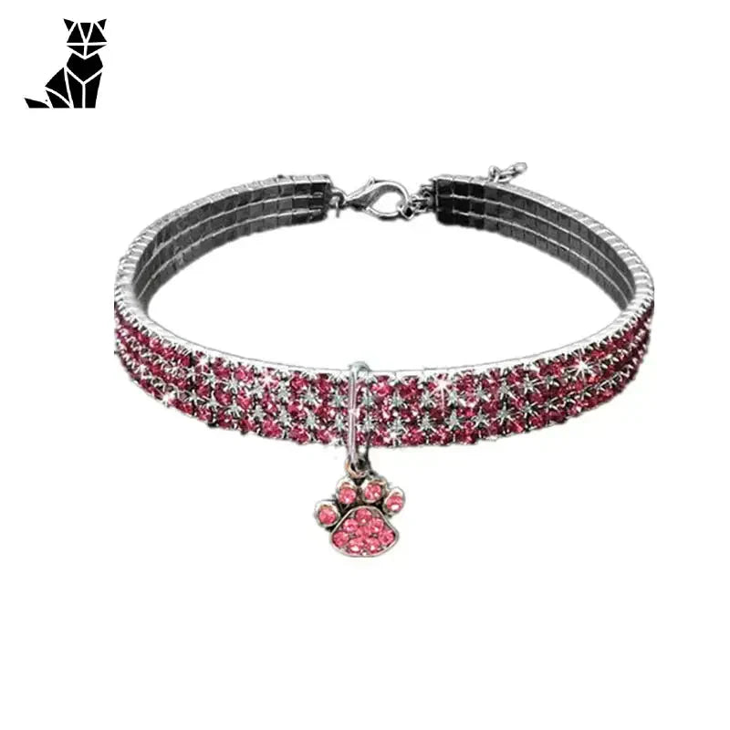 Collier pour chat avec diamants