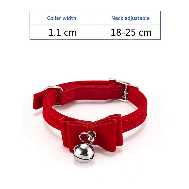 Collier nœud papillon pour chat