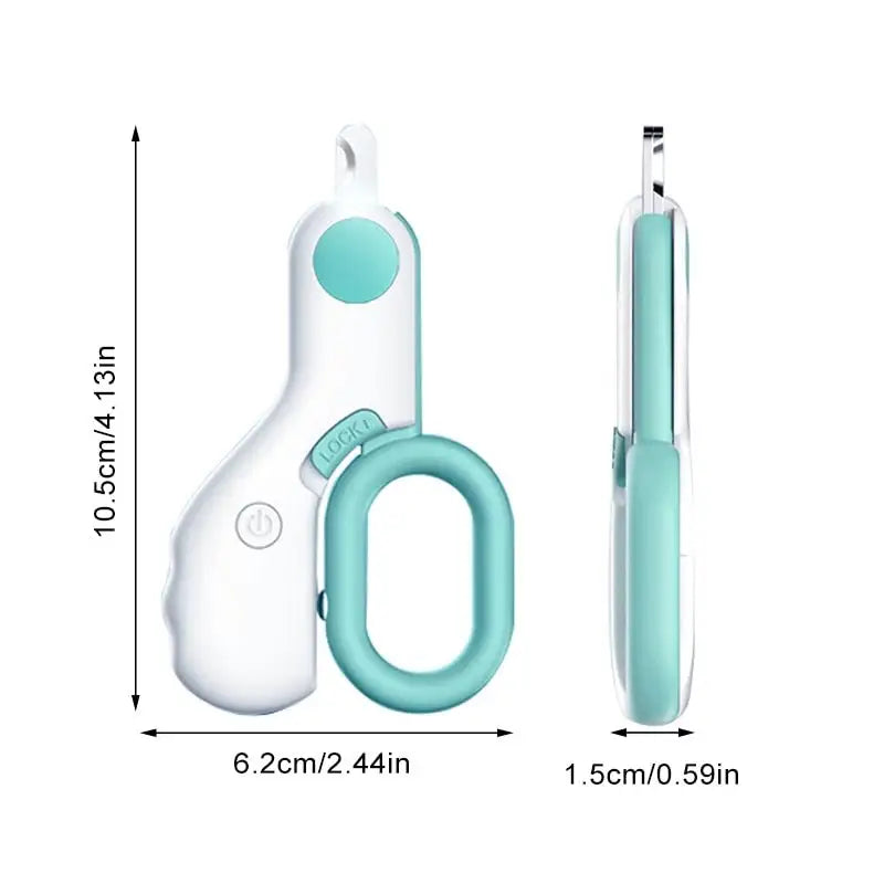 Coupe-ongles pour chats et autres animaux avec poignée et lumière LED aide à repérer.maxcdn