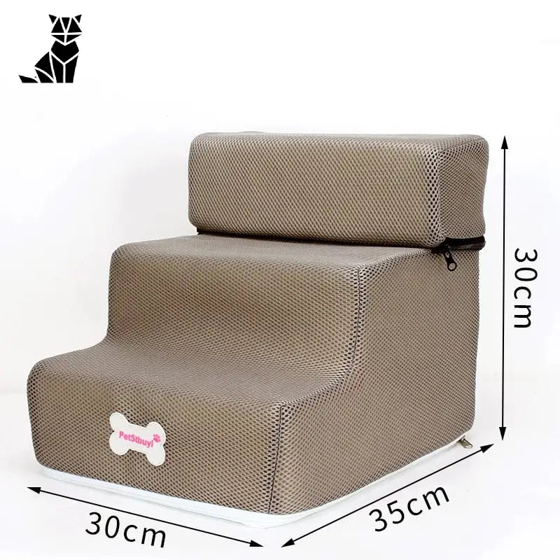 Trois marches pour petits chiens avec lit pour animaux confortable et chaise pour chats