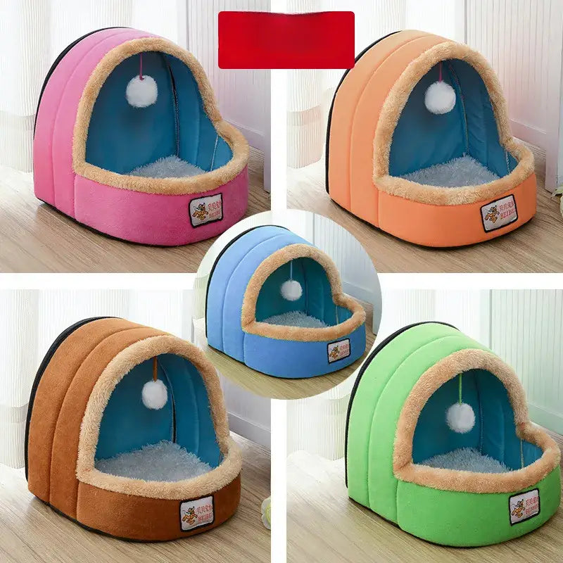 Quatre couleurs de l’’Espace personnel confortable pour chats’ au design chic