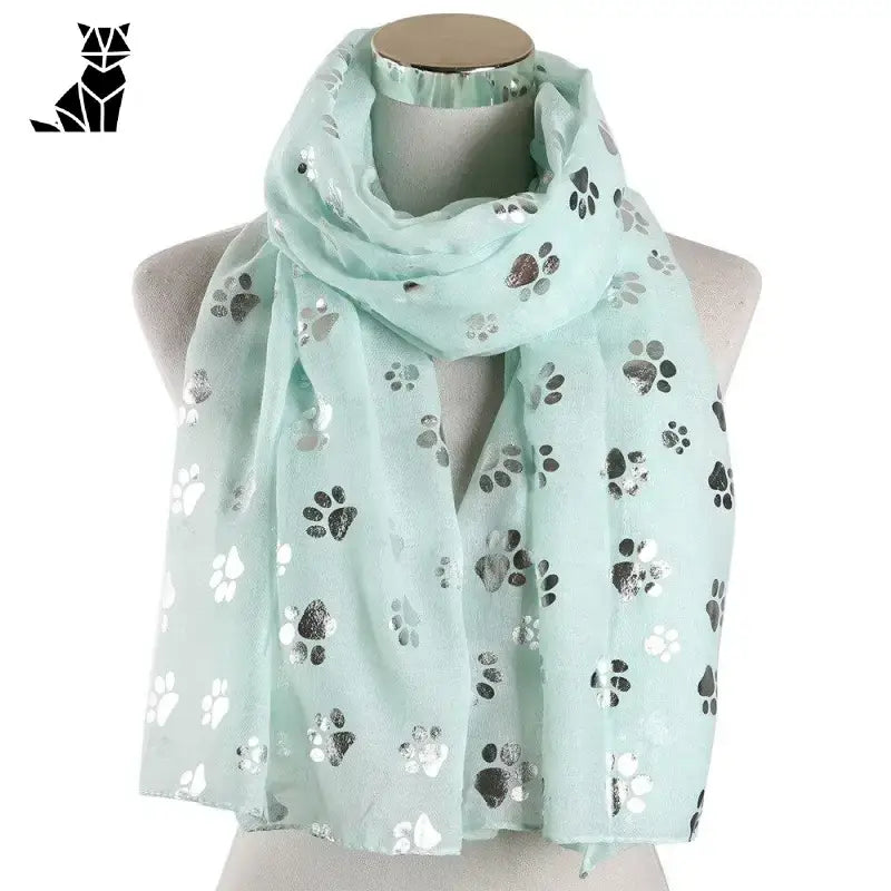 Foulard Chat Crème Aux Motifs élégants Pour Un Style Unique - Vert