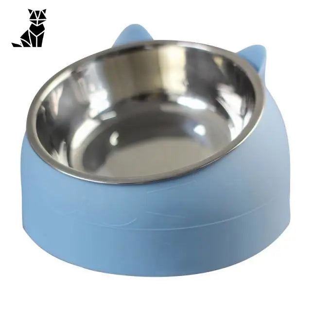 Gamelle orthopédique inoxydable inclinée chien & chat