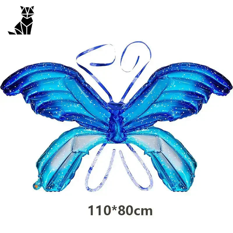 Papillon bleu pailleté pour le kit d’accessoires de papillons pour la décoration d’une fête d’anniversaire