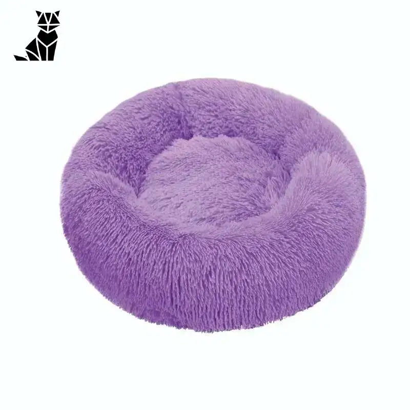 Offrez à Votre Chat Un Panier Confort Pour Un Sommeil Réparateur - Violet / Chaton Félix - 40 Cm