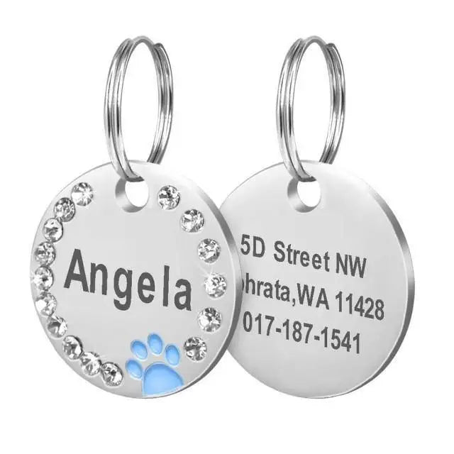 Médaille Personnalisable Pour Collier Chat Et Chien