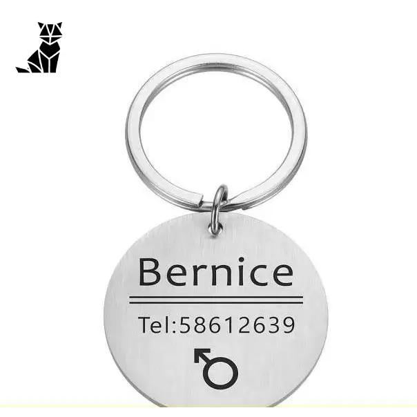 Médaille Personnalisable Pour Collier Chat Et Chien