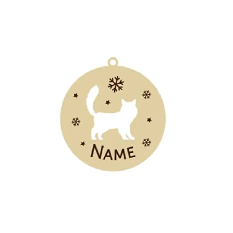 Chien avec nom gravé sur le dos, à côté du pendentif chat personnalisé - Cadeau Bijou unique