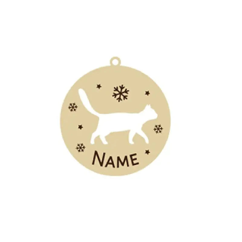 Adorable chien avec des flocons de neige, parfait compagnon d’hiver pour votre pendentif chat personnalisé cadeau