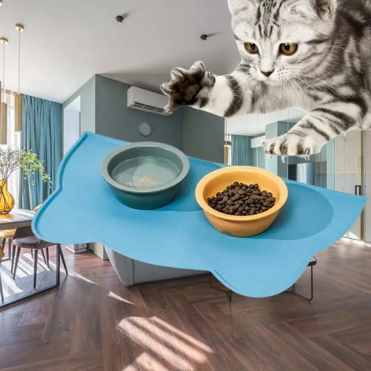 Tapis gamelle chat | FoodTaps™