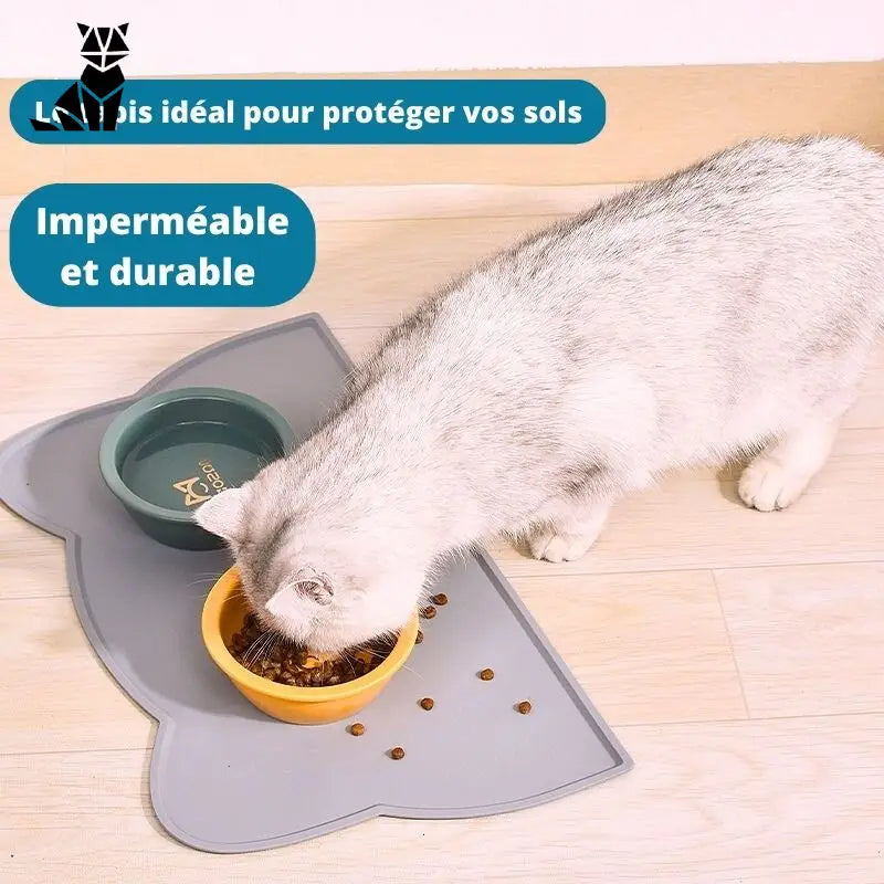 Tapis gamelle chat | FoodTaps™