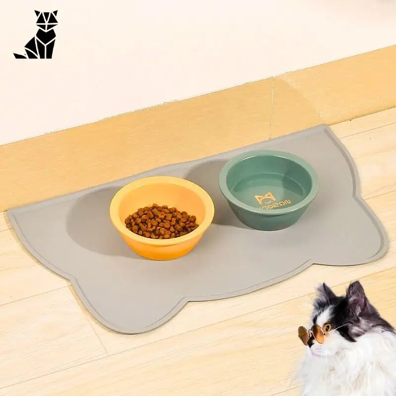 Tapis gamelle chat | FoodTaps™